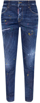 Dsquared2 Modieuze en veelzijdige Skinny Jeans voor vrouwen Dsquared2 , Blue , Dames - M