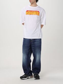 Dsquared2 Nu Weet Je Het Graphic T-shirt Wit