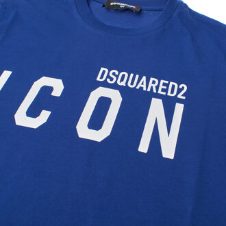 Dsquared2 Relax Icon DQ048SD0-02FDQ Jongens Korte Mouwen T-shirt Blauw - 10J / 140cm