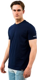 Dsquared2 Round neck t-shirt Blauw - L