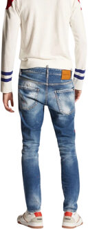 Dsquared2 Skater Jean Jeans met blauwe wassing