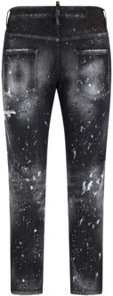 Dsquared2 Skater Jean Paint Splatter Jeans met zwarte wassing - 34W/30L