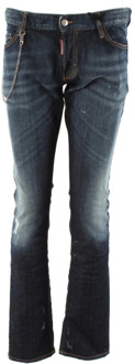 Dsquared2 Slim-fit Blauwe Jeans voor Mannen Dsquared2 , Blue , Heren - 2XL