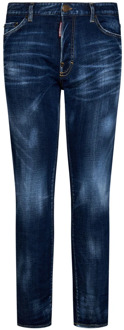 Dsquared2 Slim-fit Denim Jeans Upgrade voor Heren Dsquared2 , Blue , Heren - 2Xl,M