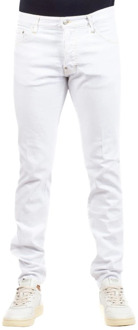 Dsquared2 Slim-Fit Hoge Kwaliteit Jeans Dsquared2 , White , Heren - Xl,L,Xs