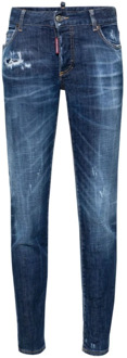 Dsquared2 Slim-fit Jeans Dsquared2 , Blue , Dames - M,Xs,3Xs,2Xs