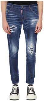 Dsquared2 Slim-fit Jeans Dsquared2 , Blue , Heren - M,S,Xs