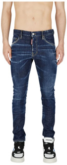 Dsquared2 Slim-fit Jeans voor Heren Dsquared2 , Blue , Heren - 2XL