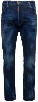 Dsquared2 Slim-Fit Stretch Denim Jeans Dsquared2 , Blue , Heren - 2Xl,Xl,L,M