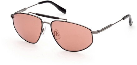 Dsquared2 Statement Zonnebril Dsquared2 , Gray , Heren - 60 MM