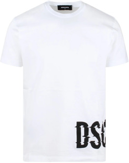 Dsquared2 Stijlvolle Cool Fit Tee Dsquared2 , Blue , Heren - S
