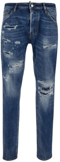 Dsquared2 Stijlvolle Katoenen Jeans Dsquared2 , Blue , Heren - 2Xl,Xl,L,M,S