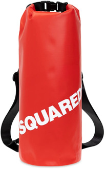 Dsquared2 Stijlvolle Logo Rugzak Dsquared2 , Red , Heren - ONE Size