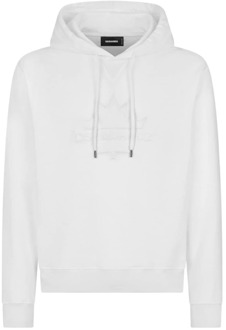 Dsquared2 Stijlvolle Sweaters Collectie Dsquared2 , White , Heren - Xl,L,M