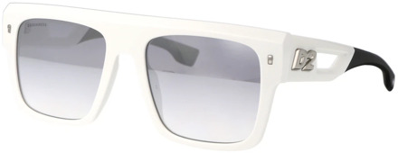 Dsquared2 Stijlvolle zonnebril D2 0127/S Dsquared2 , White , Heren - 56 MM