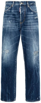 Dsquared2 Straight Jeans Dsquared2 , Blue , Dames - 4Xs,3Xs,2Xs