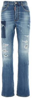 Dsquared2 Straight Jeans Dsquared2 , Blue , Dames - S,Xs