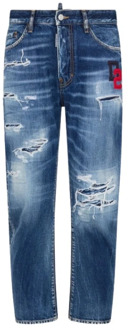 Dsquared2 Straight Jeans Dsquared2 , Blue , Heren - S