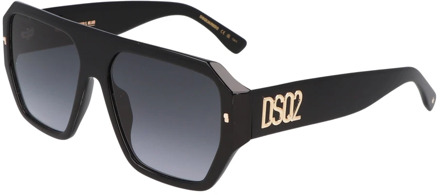 Dsquared2 Sunglasses Dsquared2 , Black , Dames - 58 MM