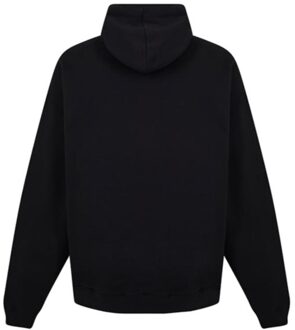 Dsquared2 Sunrise Design Herca Fit Black Hoodie - maat S Zwart