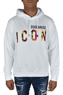 Dsquared2 Sweatshirt met capuchon Wit