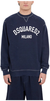 Dsquared2 Sweatshirts Dsquared2 , Blue , Heren - Xl,L,M
