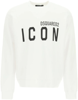 Dsquared2 Sweatshirts Dsquared2 , White , Heren - Xl,L,M,S