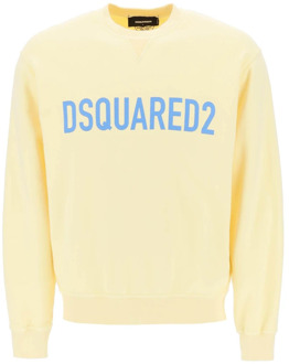 Dsquared2 Sweatshirts Dsquared2 , Yellow , Heren - Xl,L,M,S