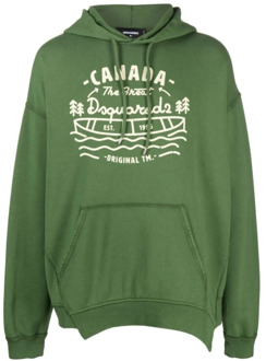 Dsquared2 Sweatshirts & Hoodies Dsquared2 , Green , Heren - M