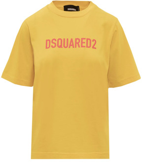 Dsquared2 T-shirt Dsquared2 , Yellow , Dames - M,Xs