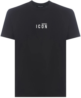 Dsquared2 T-Shirt ICON Heren  maat XL Zwart