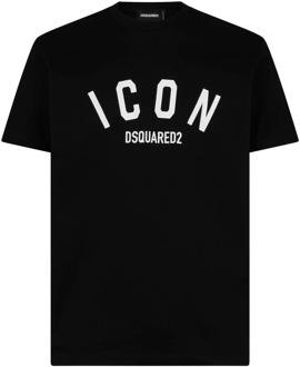 Dsquared2 T-Shirts Dsquared2 , Black , Heren - M,S