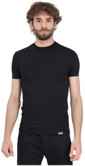 Dsquared2 T-Shirts Dsquared2 , Black , Heren - XS