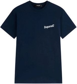 Dsquared2 T-Shirts Dsquared2 , Blue , Heren - L,M