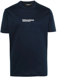Dsquared2 T-Shirts Dsquared2 , Blue , Heren - M