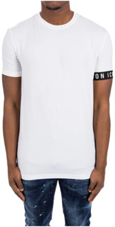 Dsquared2 T-Shirts Dsquared2 , White , Heren - 2Xl,S