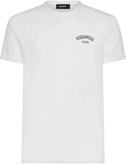 Dsquared2 T-Shirts Dsquared2 , White , Heren - 2Xl,Xl