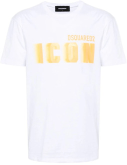 Dsquared2 T-Shirts Dsquared2 , White , Heren - Xl,L,M,S