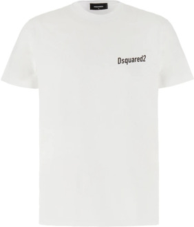Dsquared2 T-Shirts Dsquared2 , White , Heren - Xl,L,M,S