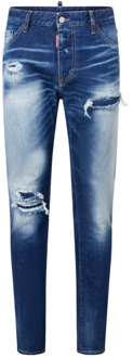 Dsquared2 Veelzijdige Skinny Jeans Dsquared2 , Blue , Heren - Xl,L,S