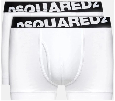 Dsquared2 Witte Boxershorts Dsquared2 , White , Heren - 2Xl,L,S