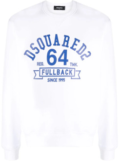 Dsquared2 Witte Dsquared Sweater Dsquared2 , White , Heren - XL