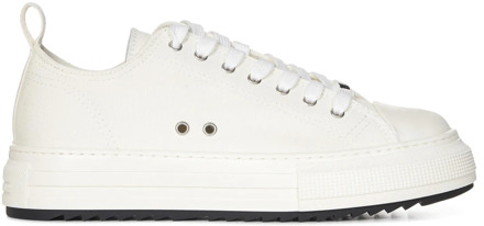 Dsquared2 Witte Sneakers Ss24 Dsquared2 , White , Heren - 44 Eu,42 Eu,43 EU
