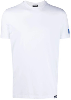 Dsquared2 Witte T-Shirt Ondergoed Dsquared2 , White , Heren - Xl,M,S