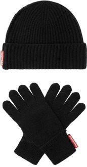 Dsquared2 Wolkit: muts & handschoenen Dsquared2 , Black , Heren - ONE Size