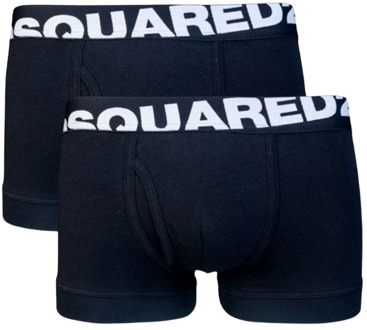 Dsquared2 Zwarte Boxershorts voor Heren Dsquared2 , Black , Heren - 2XL