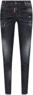 Dsquared2 Zwarte Skinny Jeans voor Vrouwen Dsquared2 , Black , Dames - 2XS
