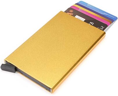 DSTRCT Cardholder metallic pasjeshouders Oranje - One size