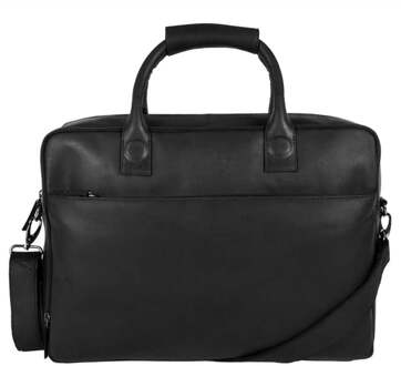 DSTRCT Fletcher Street Business Laptoptas 17'' Black 016420 Zwart