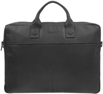 DSTRCT Fletcher Street Business Laptoptas 17'' Black 016720 Zwart